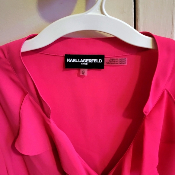 Pink blouse with ruffles - Picture 4 of 10